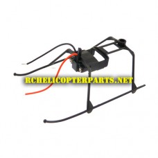 HAK809-07 Landing Skid Replacement Parts for Haktoys HAK809 Helicopter