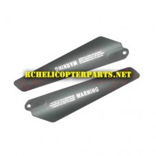 Subotech S700-06A-Red Lower Main Blade Helicopter Parts