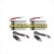 EMSR-41 Batteries 2PCS + USB Cable 2PCS Parts for AWW AW-QDR-VRH Quadrone E-Merse Drone Quadcopter